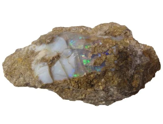 Mineral photo of Opal (var. precious) from locality Dubník, Slovakia
