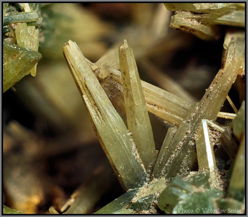 Mineral photo of Pyromorphite from locality Příbram (Řimbaba), Czech Republic