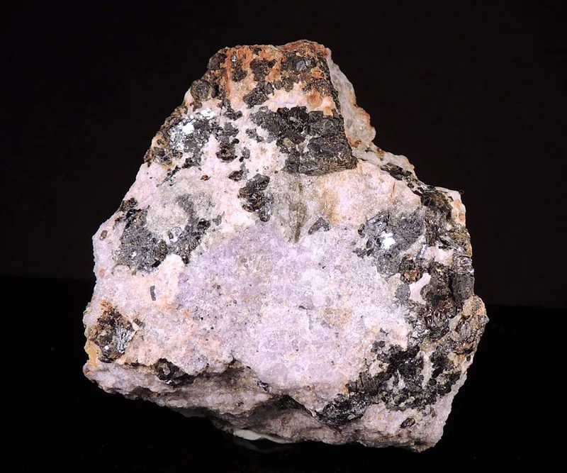 Mineral photo of Fluorite, Galena, Sphalerite from locality Vejprty, Czech Republic