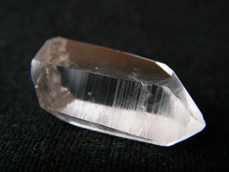 Mineral photo of Quartz (var. rock crystal) from locality Žulová, Korálové jámy, Czech Republic