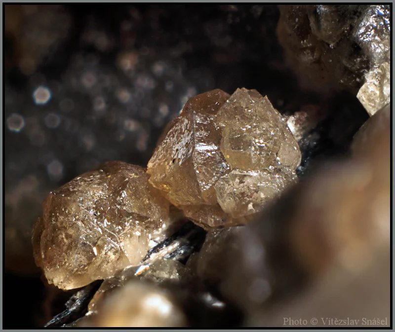 Mineral photo of Scheelite from locality Cínovec, Czech Republic