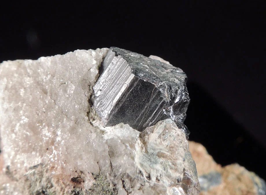 Mineral photo of Rutile from locality Na Skalách, Klínovec, Krušné hory, Czech Republic