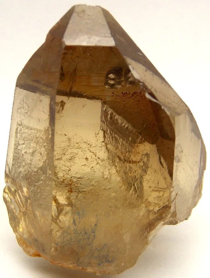 Mineral photo of Quartz (var. citrine) from locality Suky, Czech Republic