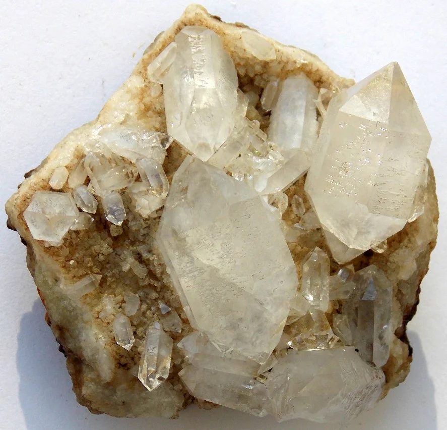Mineral photo of Quartz (var. rock crystal) from locality Příbram, Czech Republic