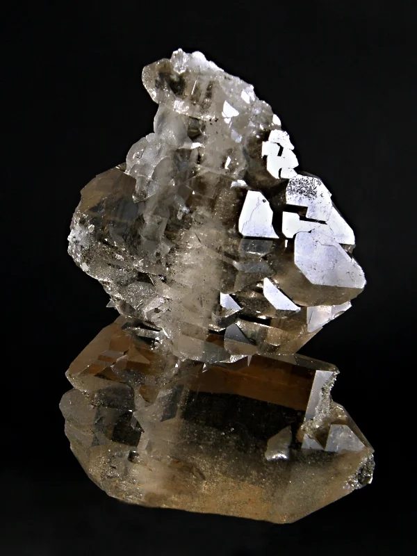 Mineral photo of Quartz (var. smoky) from locality Mt. Blanc Massif, France