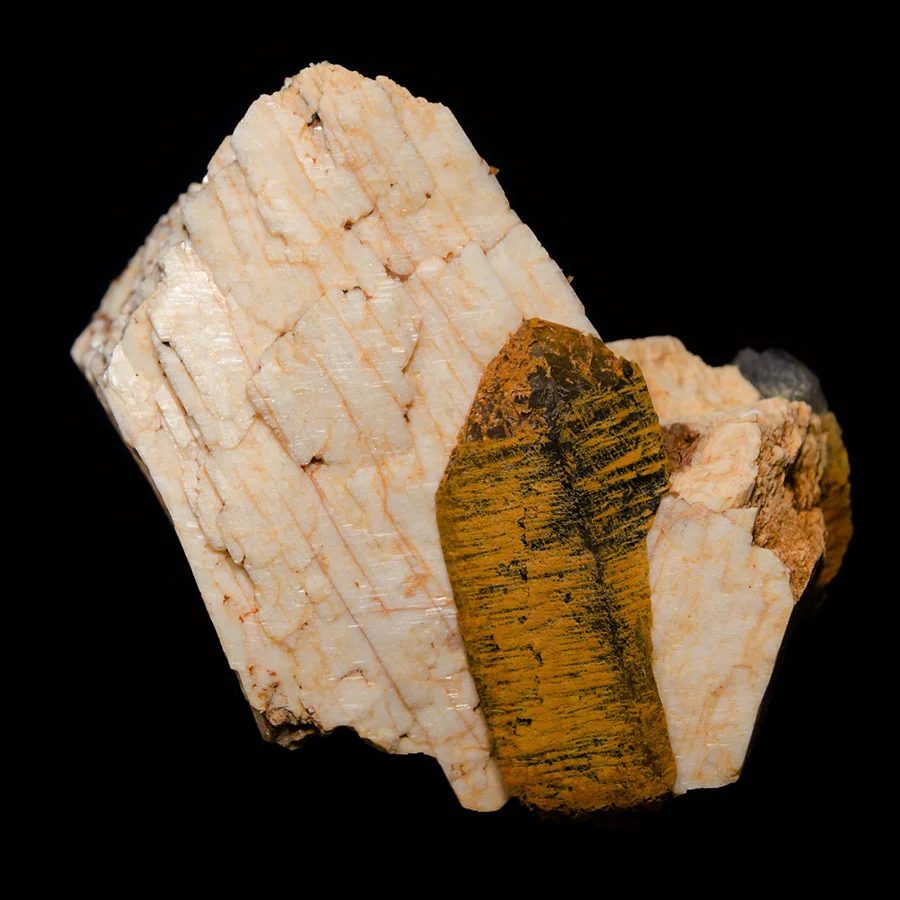 Albite, Quartz (var. smoky)