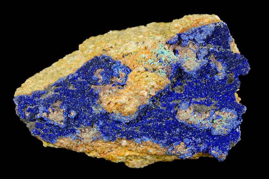 Mineral photo of Azurite from locality Piesky u Španej Doliny, Slovakia