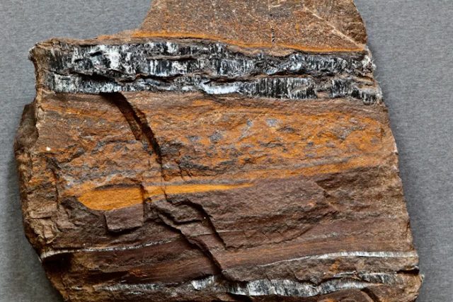 Mineral photo of Riebeckite from locality Kuruman, South Africa