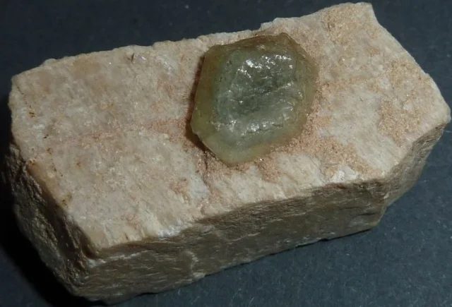 Mineral photo of Apatite from locality Dolní Bory, Czech Republic