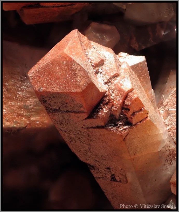 Mineral photo of Calcite from locality Šonov u Broumova, Czech Republic