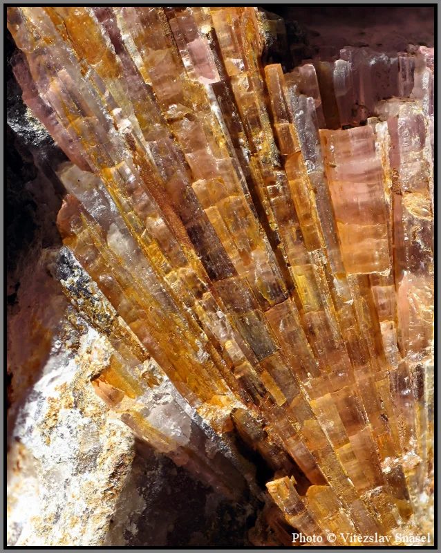 Mineral photo of Elbaite (var. rubellite) from locality Dobrá Voda, Czech Republic