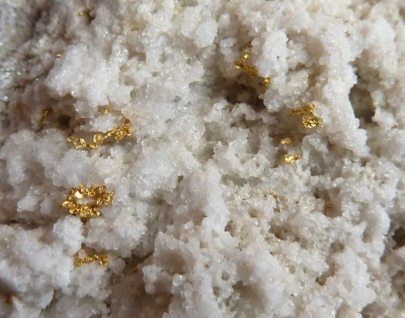 Mineral photo of Gold from locality Zlaté Hory, Czech Republic