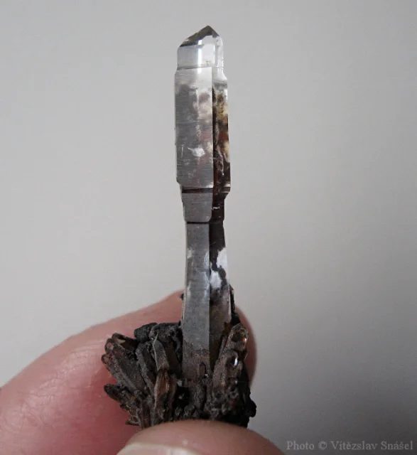 Mineral photo of Quartz from locality Šobov, Czech Republic