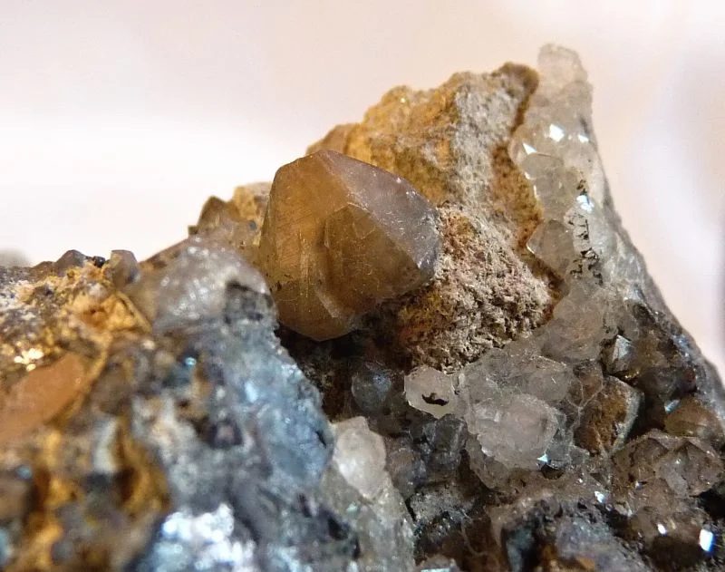 Mineral photo of Cerussite from locality Stříbro, Czech Republic