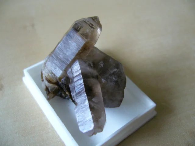 Mineral photo of Quartz (var. smoky) from locality Cínovec, Czech Republic