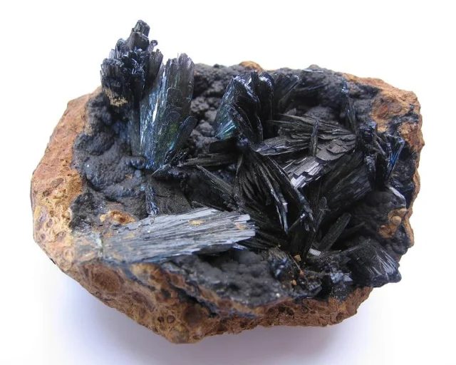 Mineral photo of Vivianite from locality Kerch, Ukraine