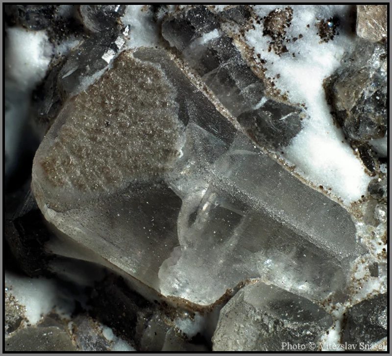 Mineral photo of Topaz from locality Krupka, Czech Republic
