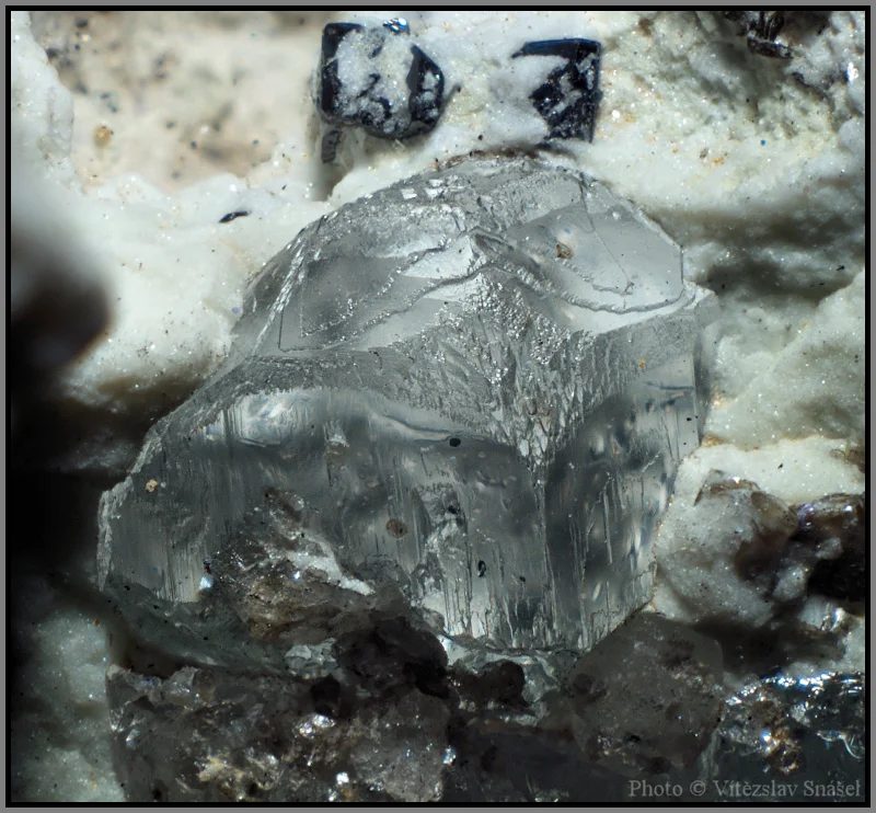 Mineral photo of Topaz from locality Hubský peň, Horní Slavkov, Czech Republic