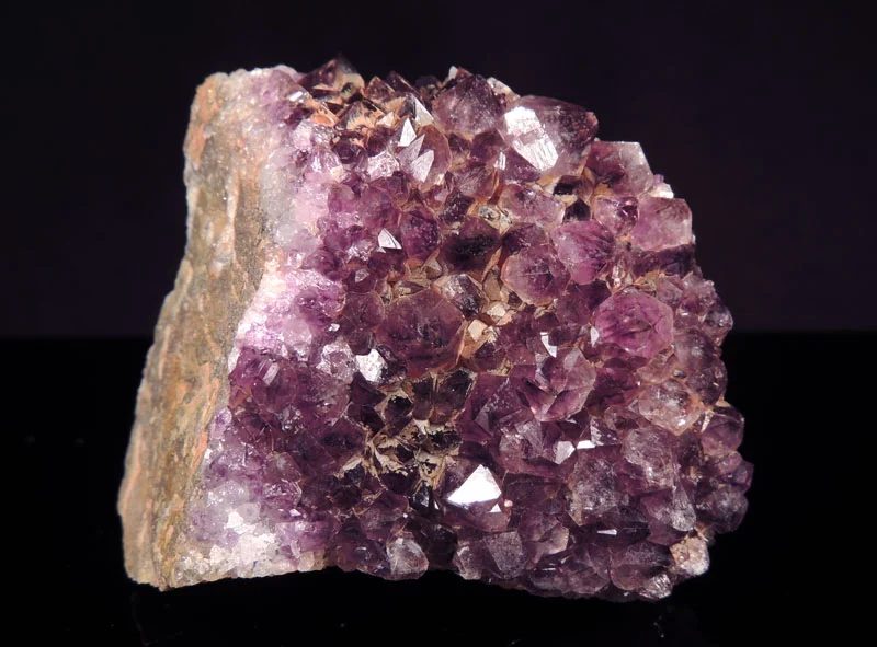 Mineral photo of Quartz (var. amethyst) from locality Chomutov, Bezručovo údolí, Czech Republic