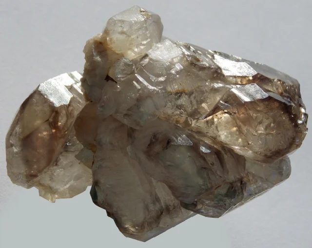 Mineral photo of Quartz (var. smoky) from locality Dražice, Czech Republic