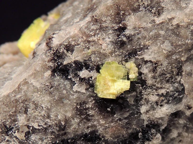 Mineral photo of Uranocircite from locality Bergen, Germany