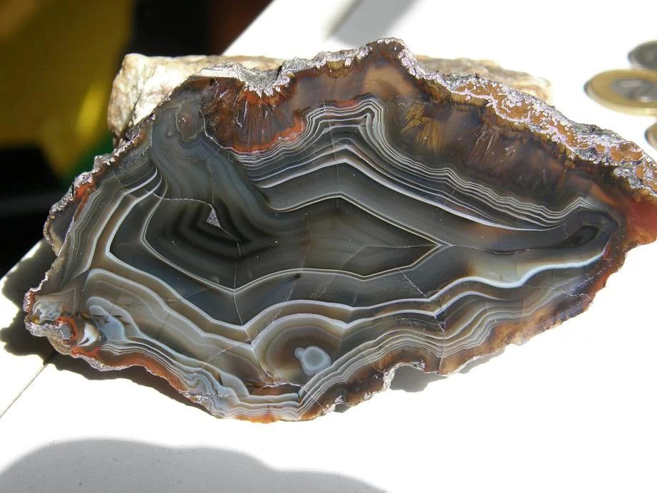 Mineral photo of Agate from locality Železnice, Czech Republic