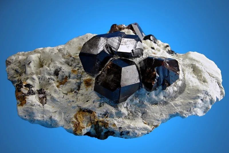Mineral photo of Cassiterite from locality Krupka, Czech Republic
