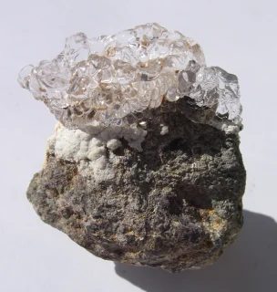 Mineral photo of Opal (var. hyalite) from locality Valeč, Czech Republic