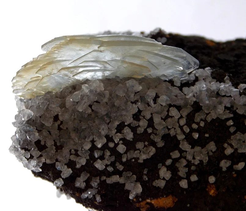 Baryte, Calcite