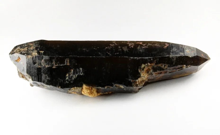Mineral photo of Quartz (var. smoky) from locality Záseka, Czech Republic